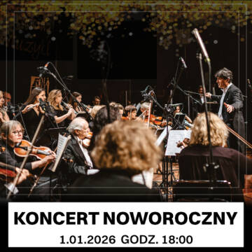 Grafika przedstawia orkiestre na sali koncertowej.