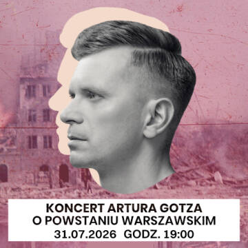 Grafika przedstawia głowę artysty Artura Gotza