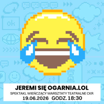 Grafika przedstawia śmiejącą się emotkę