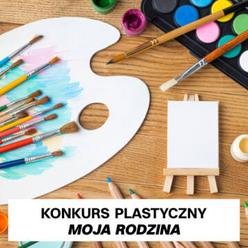 grafika przedstawia farby i sztalugę