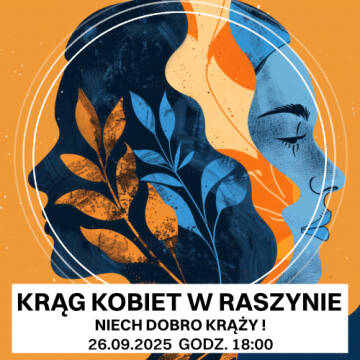 Grafika przedstawia dwie połączone twarze kobiet z motywem natury.