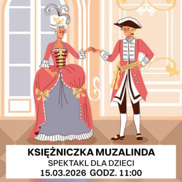 grafika przedstawia ilustrację ludzi w barokowych eleganckich strojach