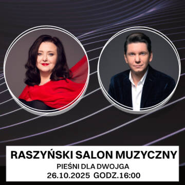 Grafika przedstawia Kobietę oraz Mężczyznę na czarnym metalicznym tle.