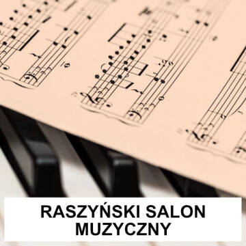 Grafika przedstawia zapis nutowy na klawiaturze fortepianowej