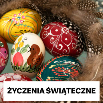 Grafika przedstawia Wielkanocne pisanki.