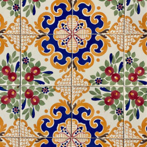 Grafika przedstawia mozaikę portugalską