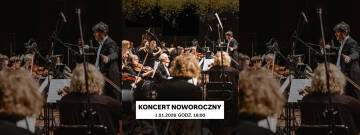 Grafika przedstawia orkiestre na sali koncertowej.